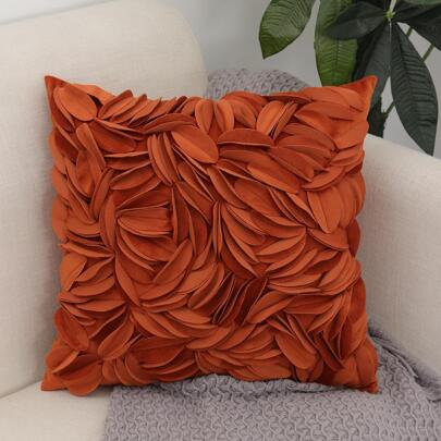 花朵裝飾靠墊套不附帶墊芯