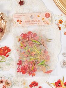 40pcs Flower Pattern Sticker - Multicolor - View 1