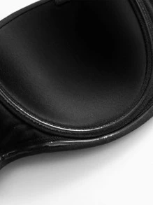 Women's Plus Size Non-Slip Underwire Strapless Bra - Black - View 6