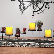 Homemory 24pcs Flickering Flameless Votive Candles, Flameless Fake Candles, Battery Operated LED Tea Light Candles for Wedding, Table,Festival Decorations, Ivory [Battery Included]