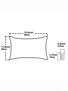 1 Đồng Màu Hồng Đệm Không Chất Độn, tối Giản Vải Dệt Trang Trí Ném Gối Cho Gia Đình, Tất Cả Các Mùa - Hồng - Xem 6