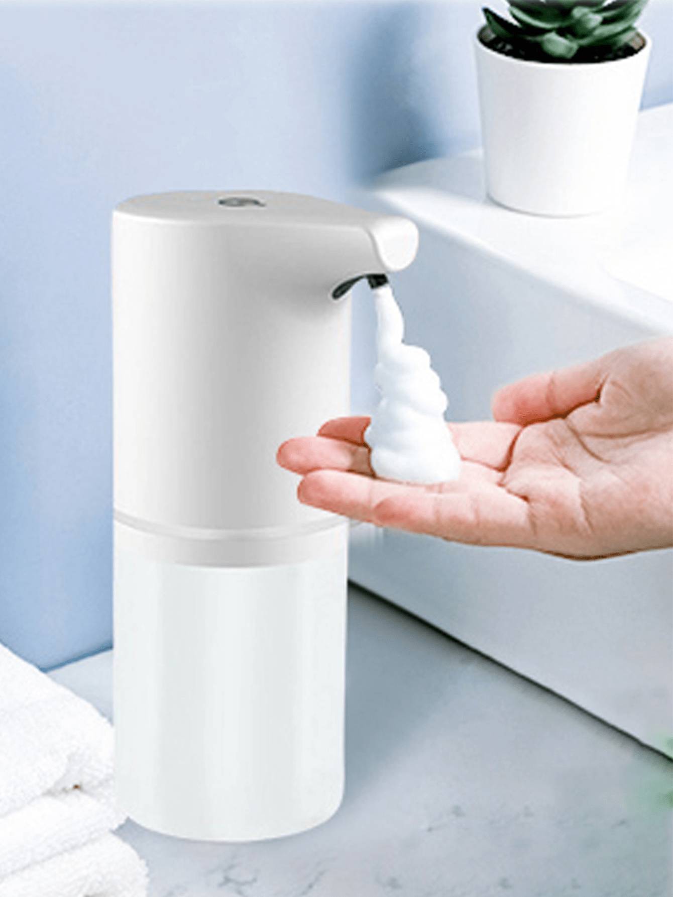 350ML Automatic Foam Soap Dispensers Bathroom Smart Sensor Hand Washing