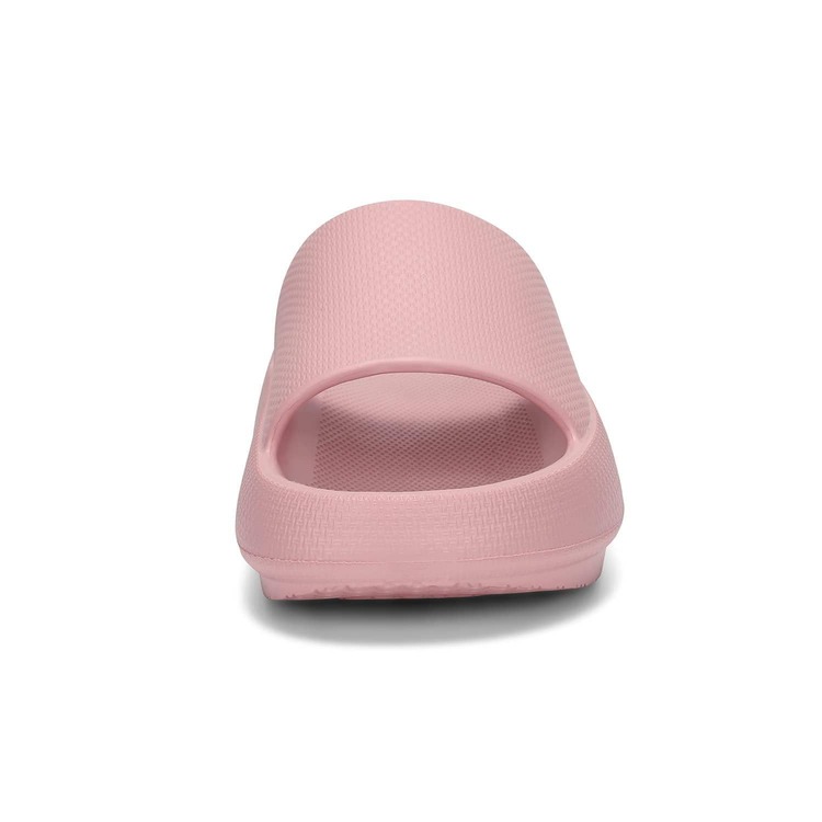 Mens Cloud Slides Pillow Slippers Shower shoes Cushioned Sandals - Pink - View 5