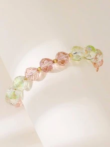 1 chiếc vòng tay pha lê phong cách Mori siêu dễ thương với nhiều hạt nhiều màu làm quà tặng tốt nghiệp, số lượng hạt ngẫu nhiên. - Nhiều màu - Xem 4