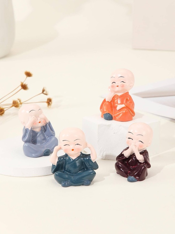 4pcs Polyresin Decoration Object, Modern Figure Design Decoration Craft For Home Best Gifts Birthday