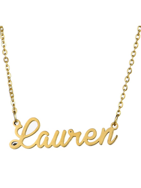 Letter Charm Necklace SHEIN USA
