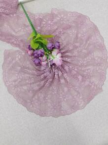 1入組1.5米長,18厘米寬的彈性花邊裝飾,適用於diy服裝、帽子、裙子等