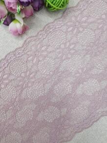 1入組1.5米長,18厘米寬的彈性花邊裝飾,適用於diy服裝、帽子、裙子等