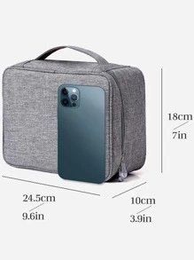 Cable Storage Bag Waterproof Digital Electronic Organizer Portable USB Data Line Charger Plug Storage Bag