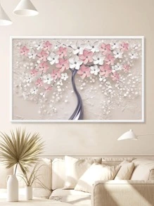 1 Sợi Hóa Học Có Khung Tranh Bắc Âu Hoa Văn Cây Treo Tường Tranh Nghệ Thuật Cho Trang Trí Tường Nhà - Nhiều màu - Xem 5