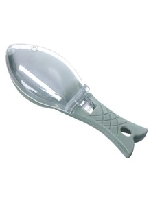 1入組FishDesign魚鱗去除工具，白色ABS廚房用手動魚鱗刨
