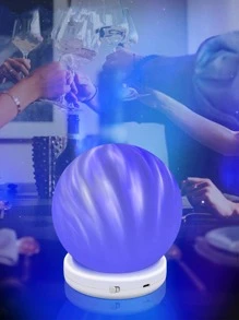Đèn ngủ hình tròn 1pc - Nhiều màu - Xem 3