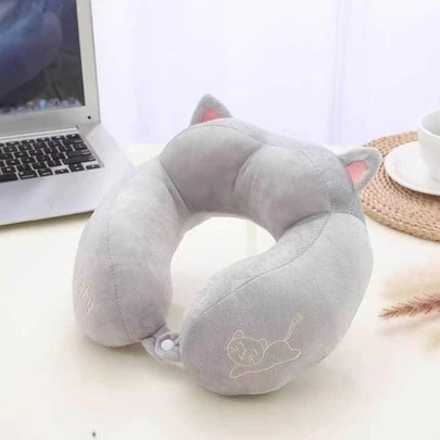 1 Miếng Hình chữ-U Gối cổ Cho du lịch , Văn phòng , Đang ngủ Hỗ trợ cổ Gối Đối với Cột sống cổ