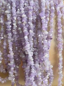 100 mảnh vỡ tự nhiên Hạt đá 3-6mm 7 Luân xa Bộ đá quý Vòng tay pha lê DIY Vòng tay trang sức Phụ kiện trang sức thủ công Handmade Vòng cổ đá quý tự nhiên Vòng đeo tay mắt cá chân Phụ kiện làm dây chuyền thắt lưng - thạch anh tím hồng - Xem 6