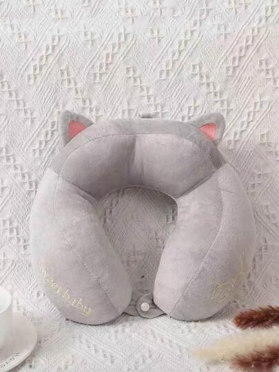 1pc Shaped Neck Kussen Travel, Office, Sleeping Support Cervical Spine view 2