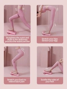 1pc Yoga Stretching Board - Pink - View 3