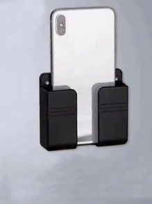 1入組掛壁式手機充電收納架 - 黑色 - 查看 3