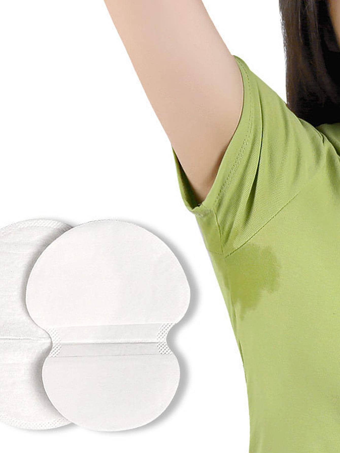 10 Cái/bộ Vải Không Dệt Miếng Lót Thấm Mồ Hôi Nách Dùng Một Lần, Miếng Lót Chống Mồ Hôi Chống Thấm Hút Mồ Hôi Dùng Một Lần Màu Trắng Hàng Ngày Cho Nam Và Nữ - trắng - Xem 1