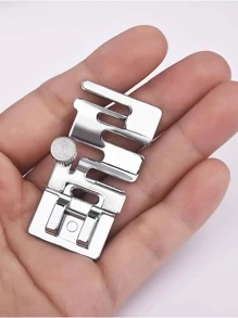 1 pieza de acero inoxidable Máquina de coser presionado minimalista plata multifunción Máquina de coser para artesanía - Plateado - Ver 4
