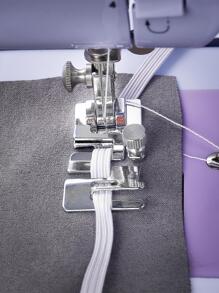 1 pieza de acero inoxidable Máquina de coser presionado minimalista plata multifunción Máquina de coser para artesanía - Plateado - Ver 2