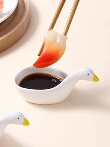 1入組天鵝設計調料碟 - 白色 - 查看 9