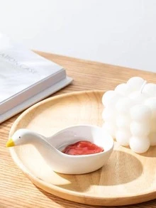 1入組天鵝設計調料碟 - 白色 - 查看 7