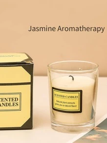 1 ngọn nến trong suốt - trắng - Xem 1