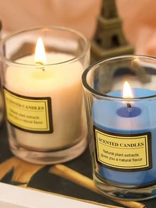 1 ngọn nến trong suốt - trắng - Xem 6