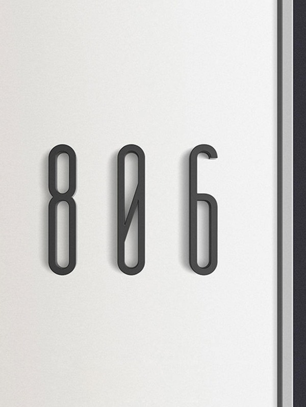1 pieza Objeto decorativo de diseño de números creativos hecho de PMMA, ideal como regalo para la decoración del hogar