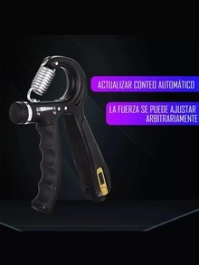 Hand Grippers, Electronic Hand Grip Hand Forearm Exerciser Fitness, Office Mini Gymnastics - Black - View 4