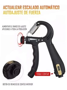 Hand Grippers, Electronic Hand Grip Hand Forearm Exerciser Fitness, Office Mini Gymnastics - Black - View 3