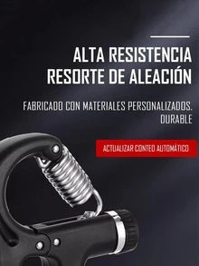 Hand Grippers, Electronic Hand Grip Hand Forearm Exerciser Fitness, Office Mini Gymnastics - Black - View 6