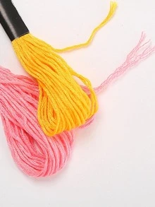 50色8m紗線，適合DIY時尚素色牙線 - 彩色 - 查看 6