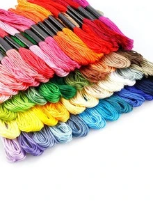 50色8m紗線，適合DIY時尚素色牙線 - 彩色 - 查看 8