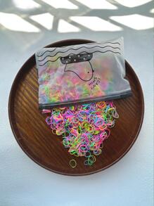 1000 chiếc dây buộc tóc thông thường dành cho nữ cho cuộc sống hàng ngày - Nhiều màu - Xem 1