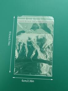 200入組透明禮品袋 - 無色 - 查看 2