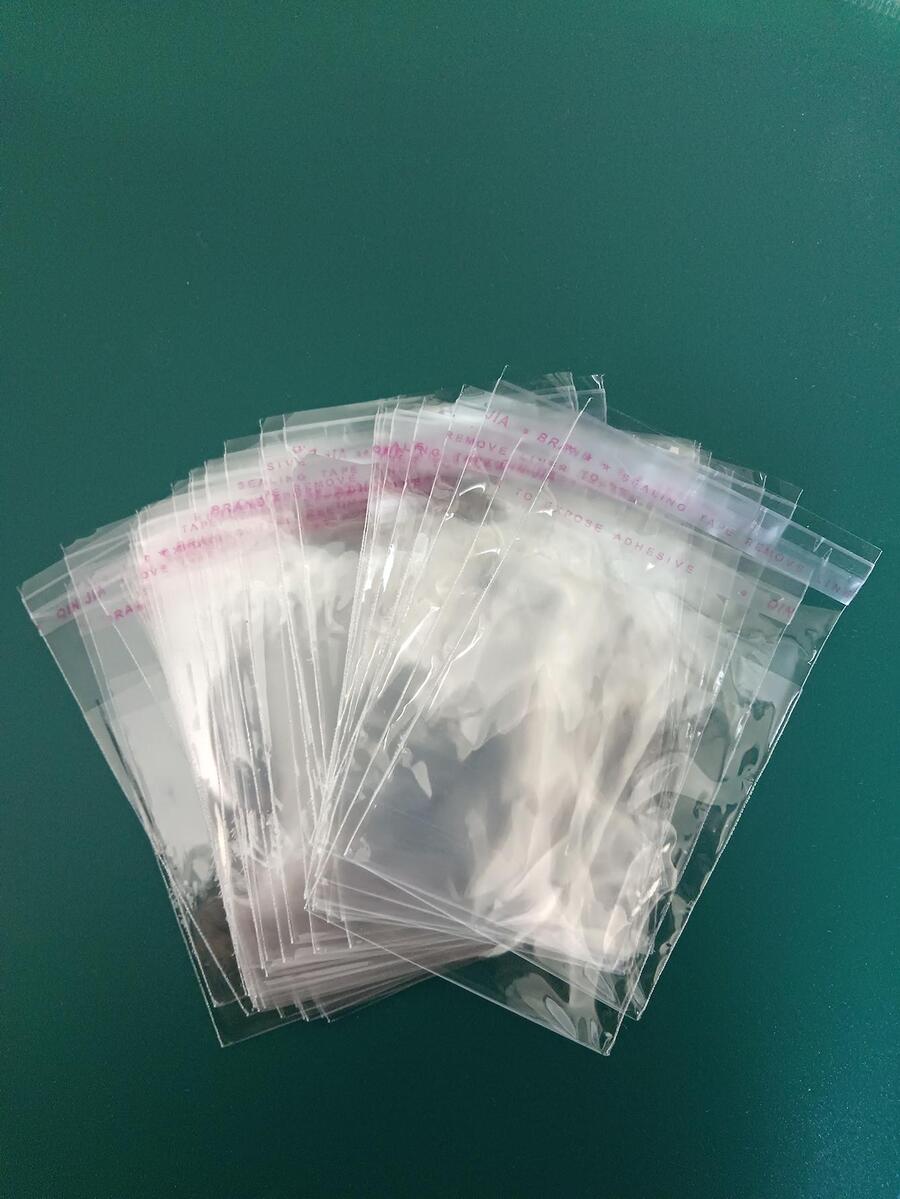 200入組透明禮品袋 - 無色 - 查看 1