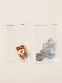 200入組透明禮品袋 - 無色 - 查看 4