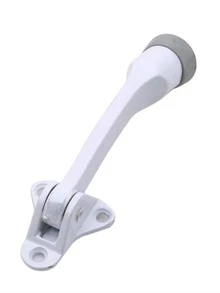 1入組鋁合金門擋，現代主義家用門擋支架 - 白色 - 查看 4