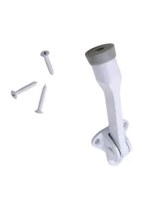 1入組鋁合金門擋，現代主義家用門擋支架 - 白色 - 查看 5