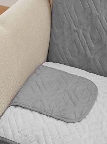 Water Resistant Sofa Cover for 3 Cushion Couch - Slipcover Protector with Straps, Ideal for Homes with Dogs, Cats or Kids - 灰色 - 查看 1