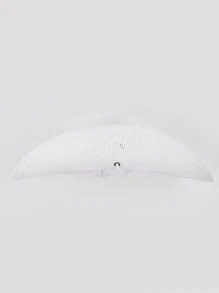 1 Phụ Nữ Dây Trang Trí Thời Trang Mũ Fedora Da Bò Cho Bữa Tiệc - trắng - Xem 7