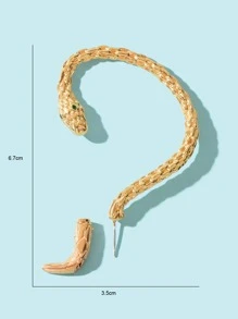 1 cái bọc tai thiết kế con rắn - Vàng - Xem 4