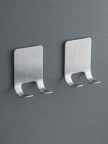 1 件壁挂式剃须刀支架，银色，家用免钻孔剃须刀支架