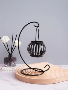 1 người giữ ngọn nến thiết kế bí ngô - màu đen - Xem 5