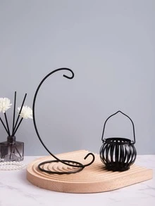 1 người giữ ngọn nến thiết kế bí ngô - màu đen - Xem 6