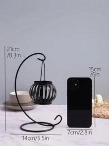 1 người giữ ngọn nến thiết kế bí ngô - màu đen - Xem 8