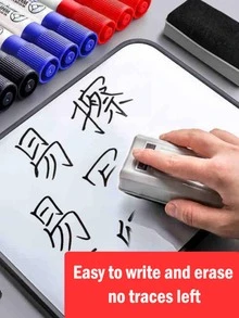 10入組漢字圖案白板筆 - 紅色 - 查看 5