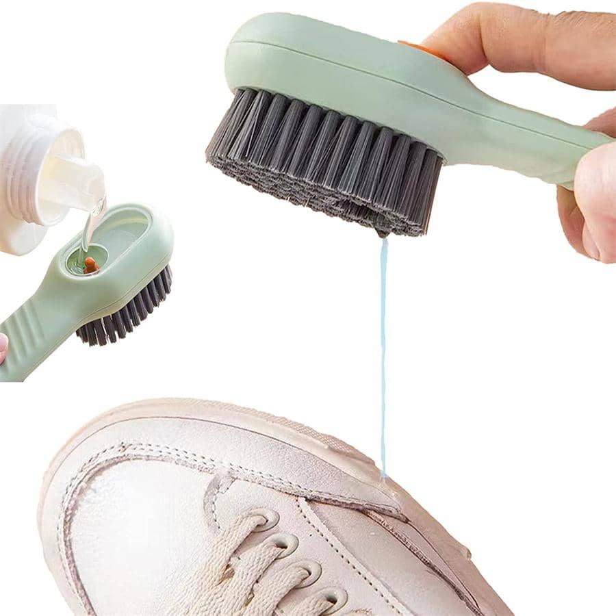 Bàn chải đánh giày - xanh quân đội - Xem 1