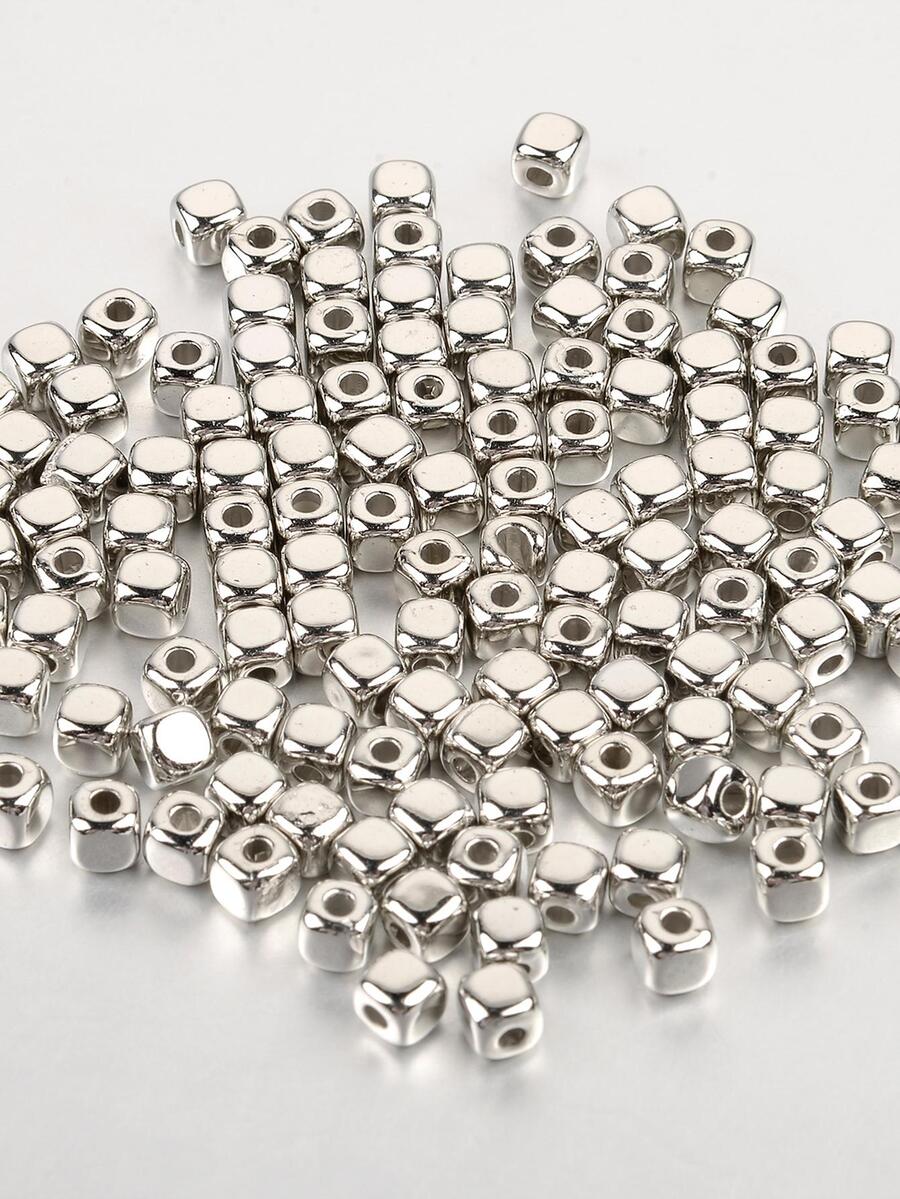 1pack Creative Iron Alloy Cube DIY Bead For Women For DIY Jewelry